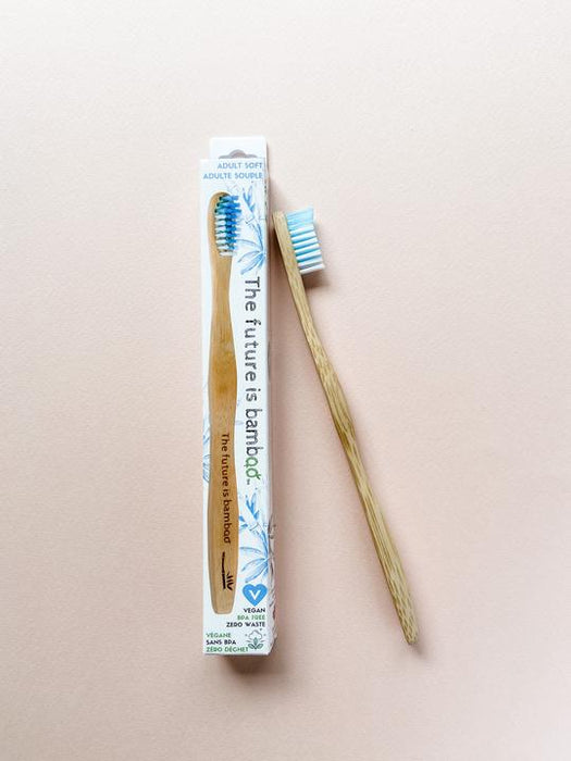 Bamboo Adult Soft Toothbrush - Multiple Colors