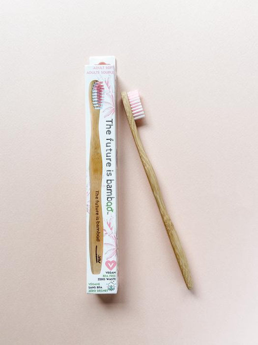 Bamboo Adult Soft Toothbrush - Multiple Colors