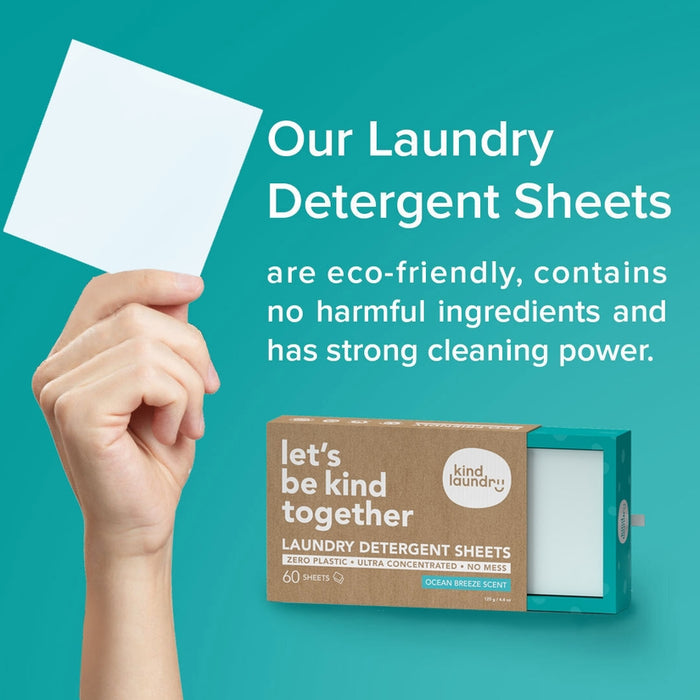 Kind Laundry Detergent Sheets - 60 Loads