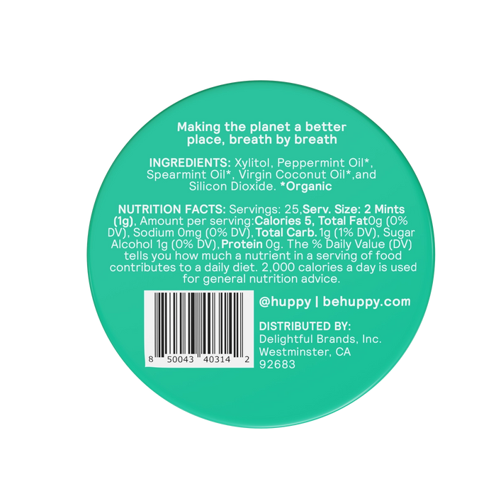 Huppy Sugar-Free Breath Mints
