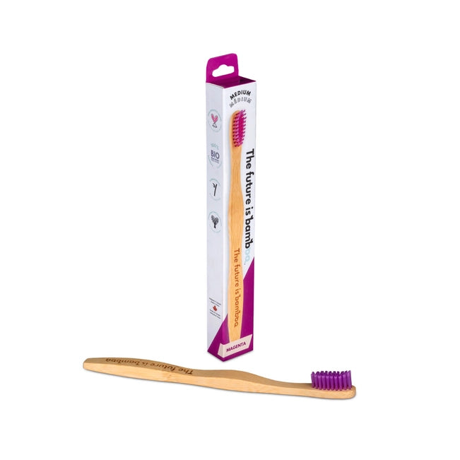 Bamboo Adult Soft Toothbrush - Multiple Colors