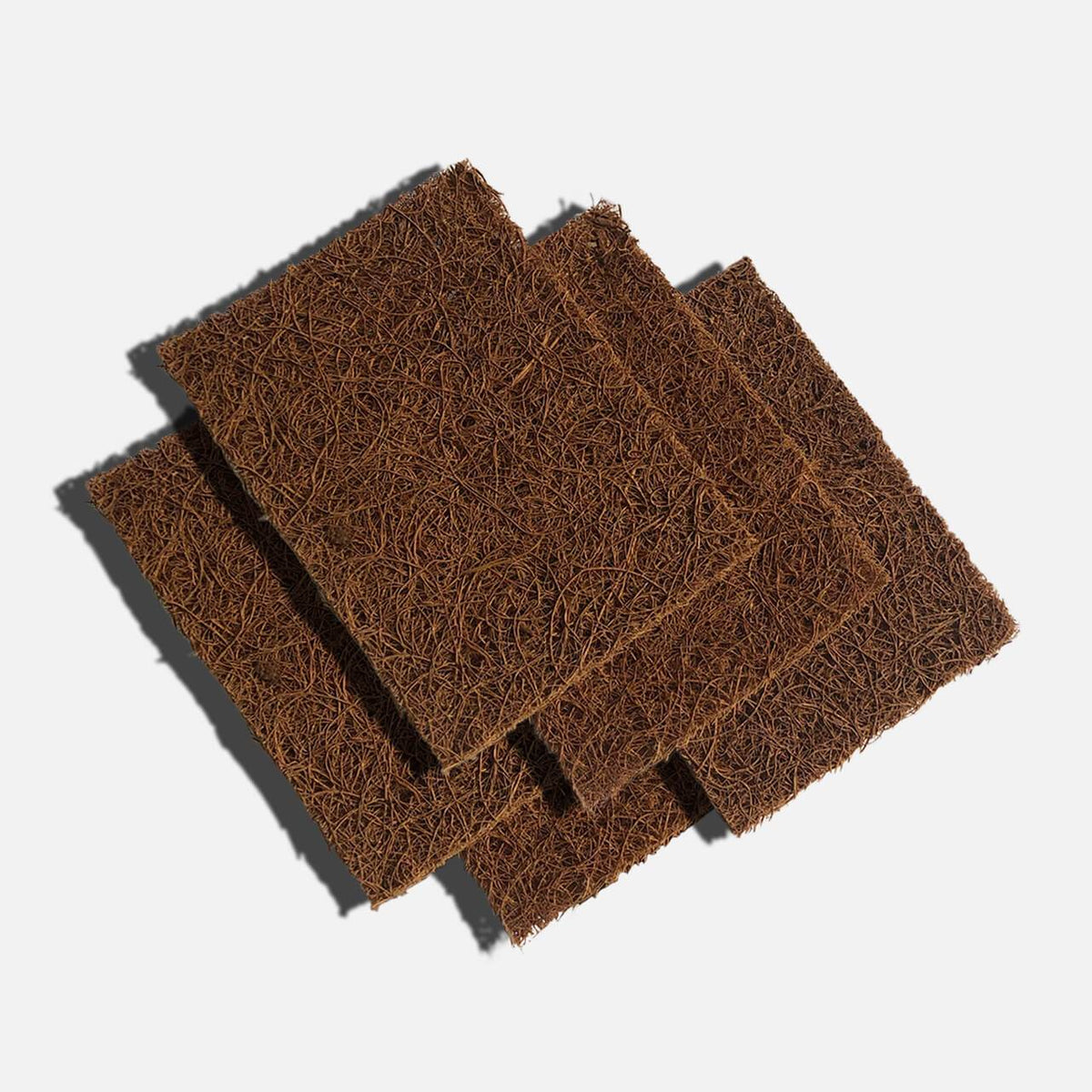 Biodegradable Coconut Kitchen Scourers- 5 Pack, Zero Waste Dish Scrubber