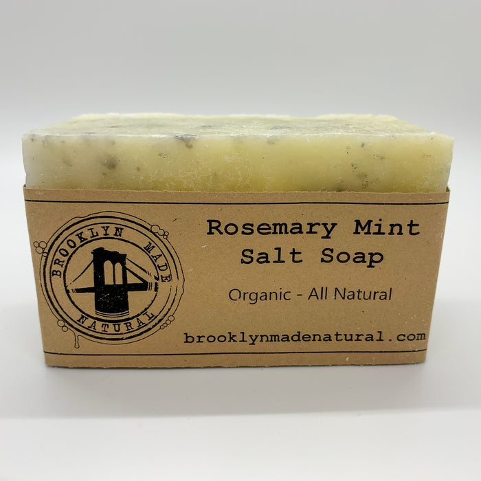 Organic Rosemary & Mint Salt Soap
