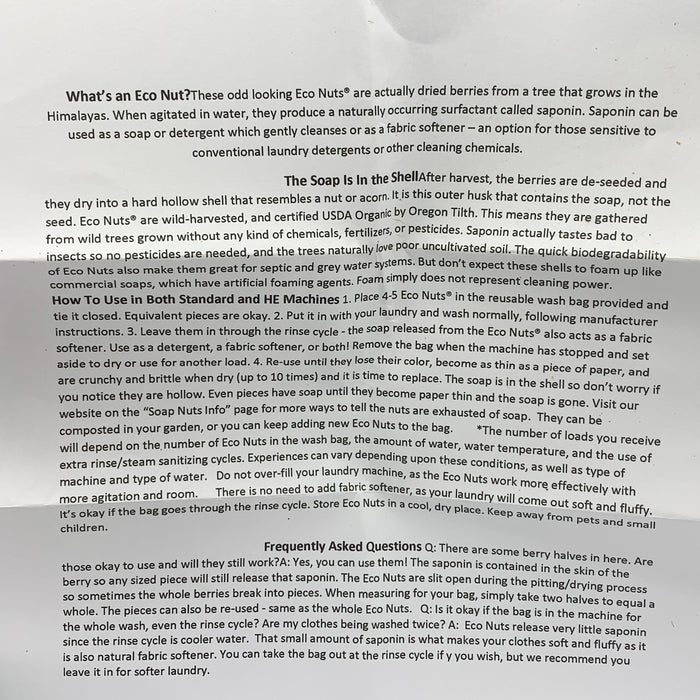 Eco Nuts Soap Berry Laundry Detergent
