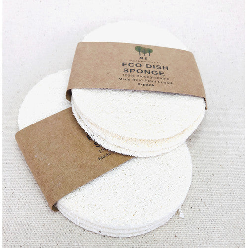 Biodegradable Single Layer Eco-Sponges for Dish Washing (3 Pack)