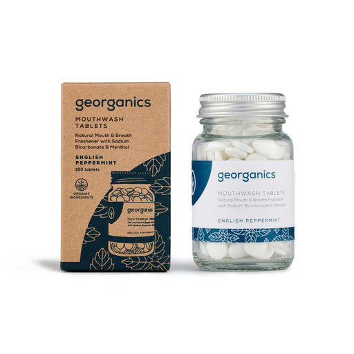 Georganics Mouthwash Tablets - English Peppermint