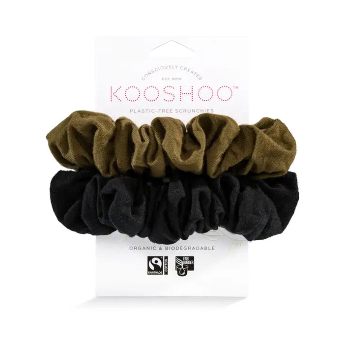 KOOSHOO Plastic-free Scrunchies 2-Packs
