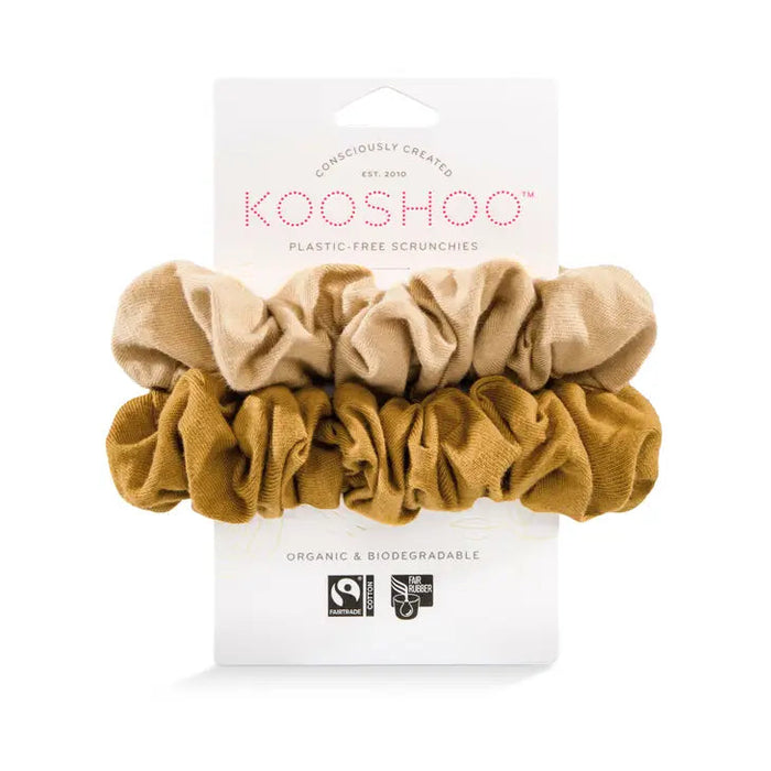 KOOSHOO Plastic-free Scrunchies 2-Packs