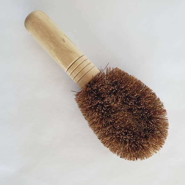 Mini Scrub Brush - Coconut Bristle, Zero Waste