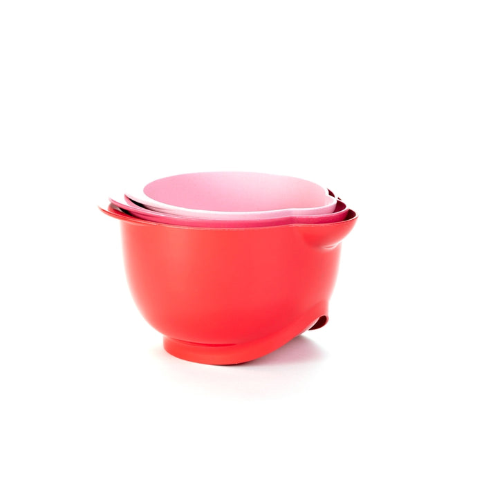3 pc tupperware bowl and lid set