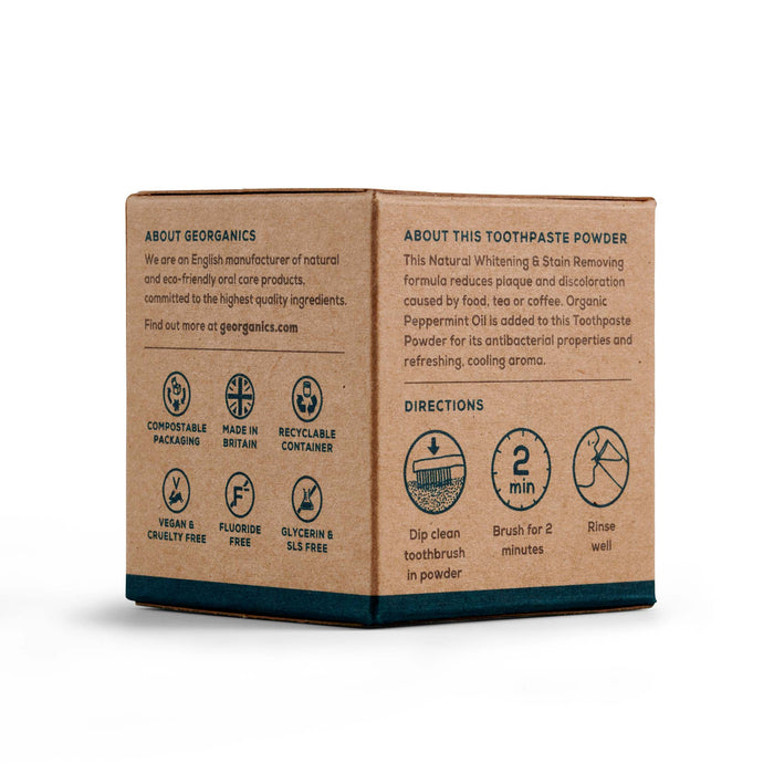 Georganics Mineral Toothpowder (Natural Whitening Toothpaste Powder)