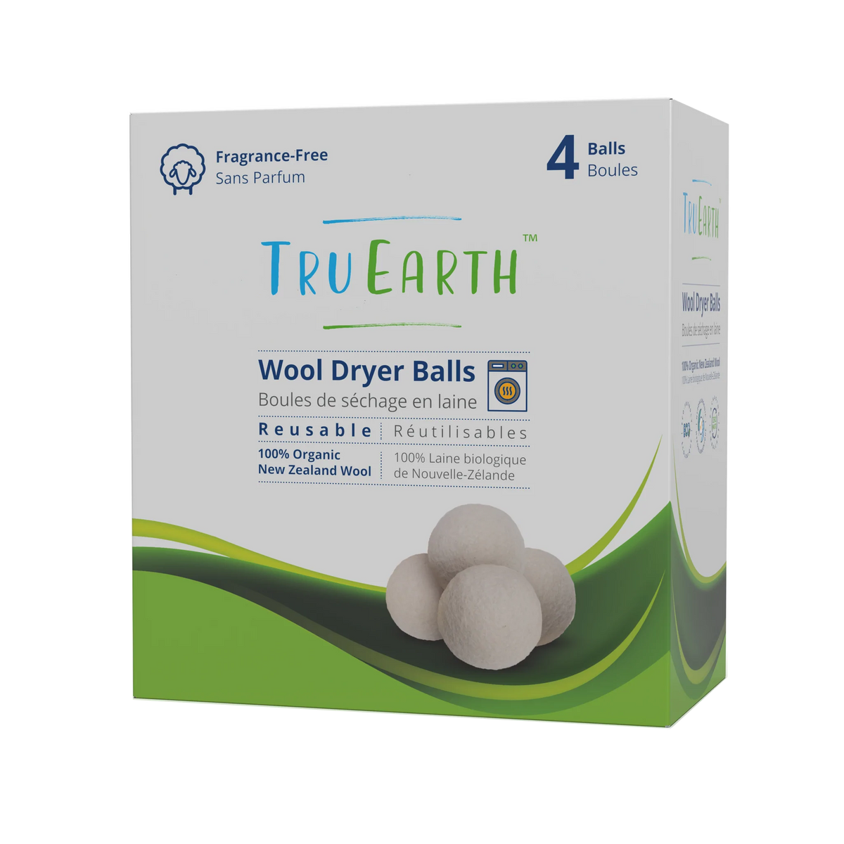 100 Premium Organic New Zealand Wool Dryer Balls — ECOccasion