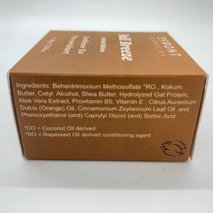 Upfront Cosmetics Fall Breeze Limited Edition Shampoo Bar