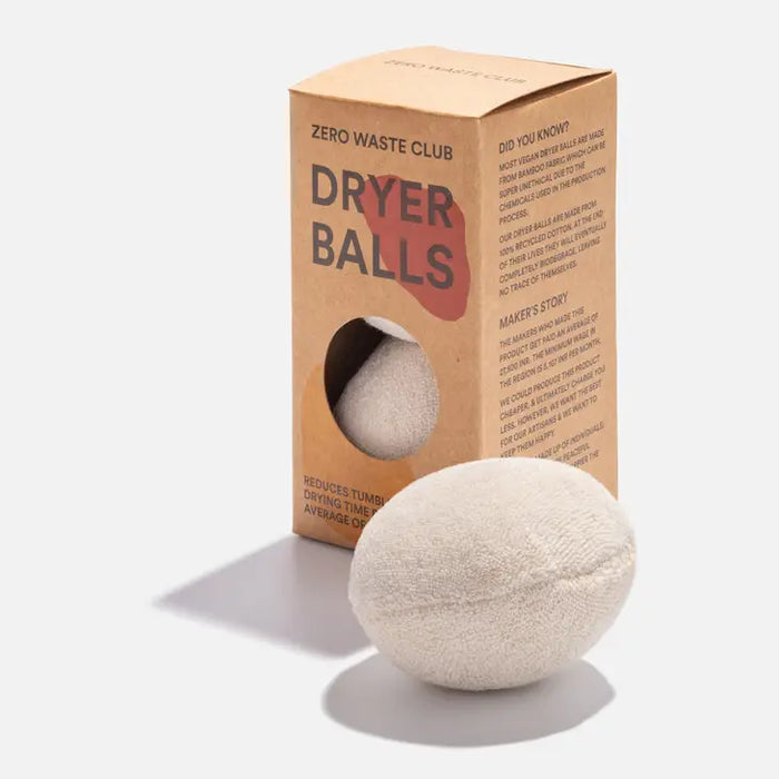 Vegan Organic Cotton Dryer Balls - 2 Pack